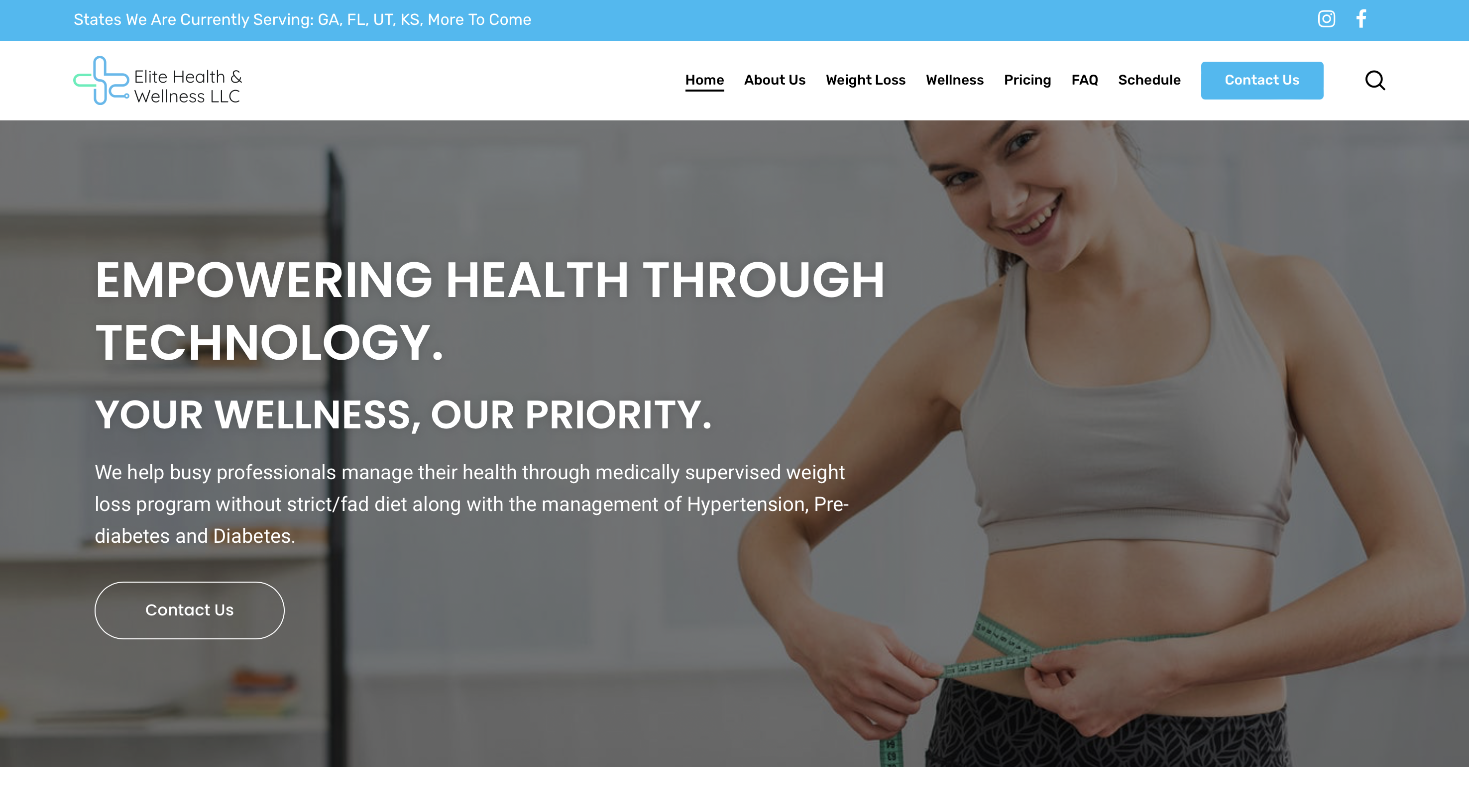 Psychiatric Clinic Website Design Example 4