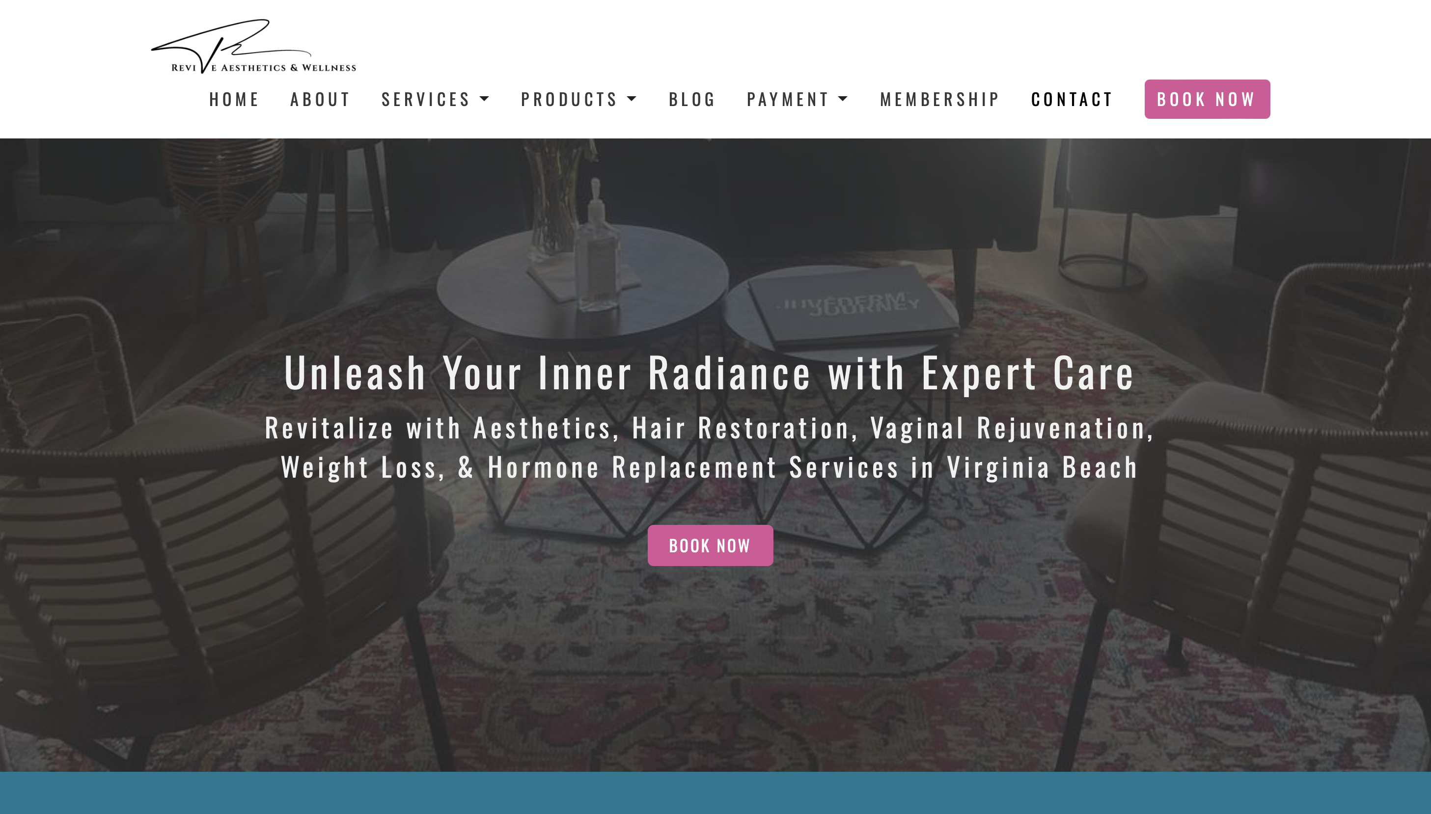 IV Clinic Website Design Example 5