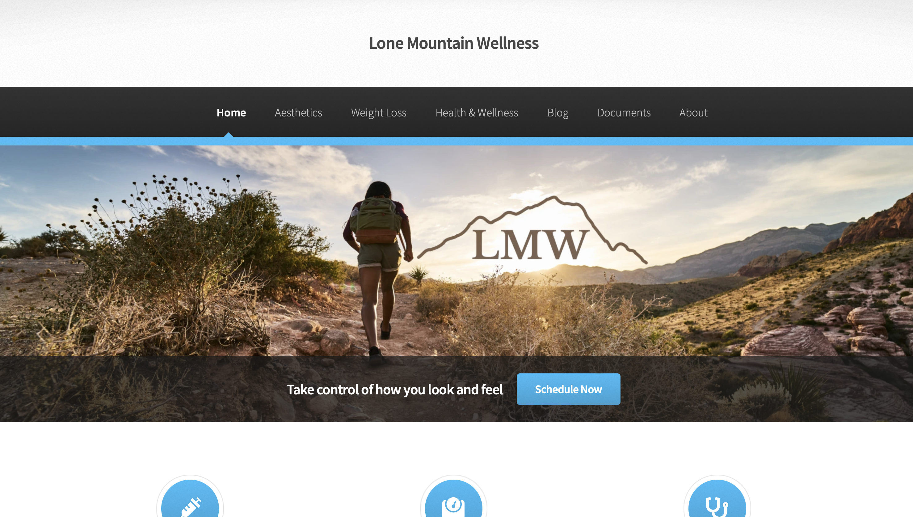 Wellness Clinic Website Design Example 5