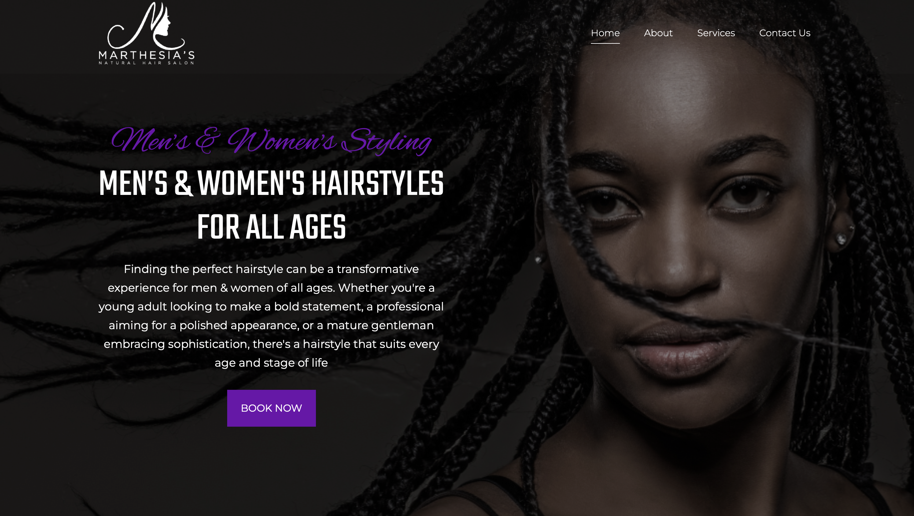 Wellness Clinic Website Design Example 4